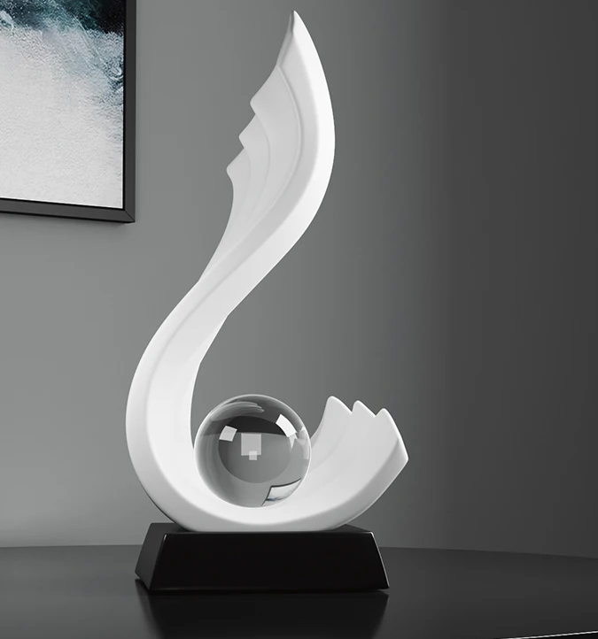 Rynx | Wonderful Wave Crystal Accent Sculpture