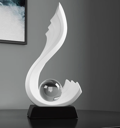 Rynx | Wonderful Wave Crystal Accent Sculpture