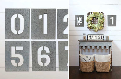 Rynx | *GIANT* Metal Number Stencils Set of 11