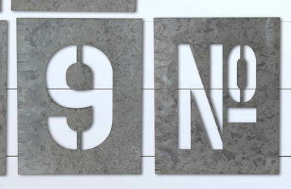 Rynx | *GIANT* Metal Number Stencils Set of 11