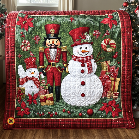 Rynx | Nutcracker and Snowman Bedding Set