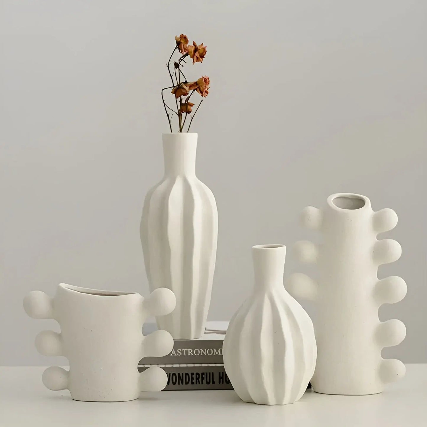 Rynx | Elysian Bloom Minimalist ceramic vase