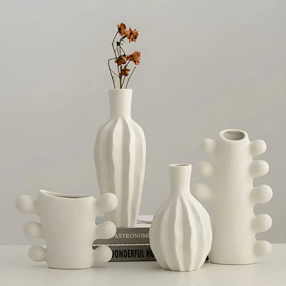 Rynx | Elysian Bloom Minimalist ceramic vase