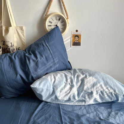 Rynx | Ocean-themed Blue Tones Cotton Bedding Set