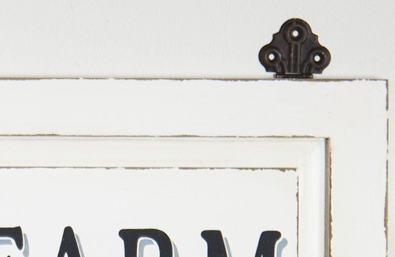 Rynx | Distressed wood "Organic Farm" sign