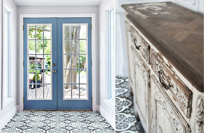 Rynx | Curlicue Peel and Stick Floor Tile
