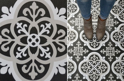 Rynx | Curlicue Peel and Stick Floor Tile
