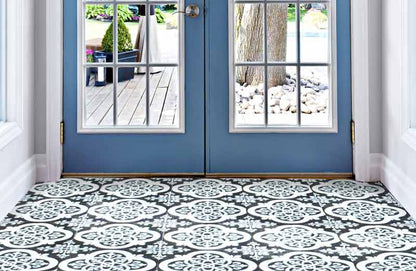 Rynx | Curlicue Peel and Stick Floor Tile