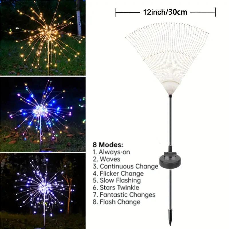 Rynx | Outdoor solar garden lighting with 8 lighting modes