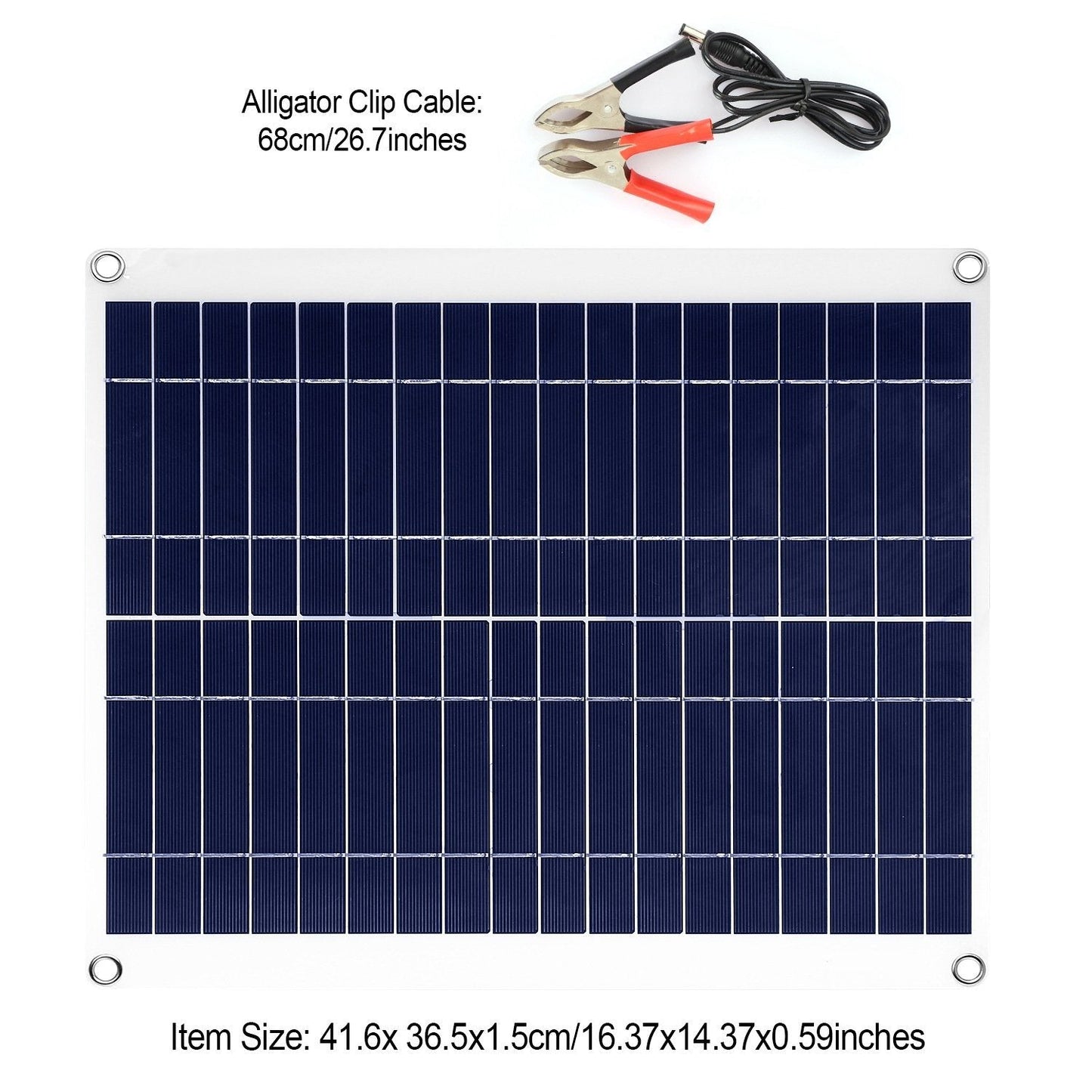 Rynx | Outdoor solar panel 12V 25W car battery charger