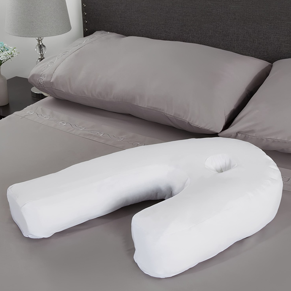 Rynx | Orthopedic side sleeper pillow with ear hole