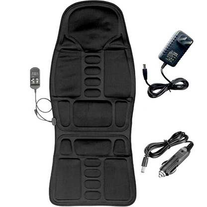 RYNX | 8 Fashion Massage Seat Cushion With Heated Back-Neck Pillow For Car & Home