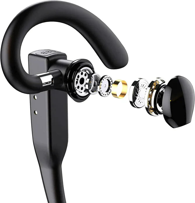 RYNX | Dual Mic Wireless Bluetooth 5.1 Noise-Cancelling Headset/Earbuds