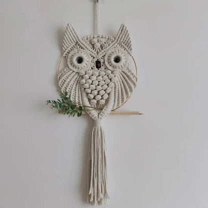 Rynx | Owl Macrame Home Tapestry Boho Tapestry Wall Decor