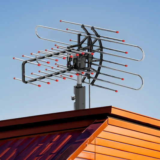 Rynx | Outdoor Long Range 500+ Miles TV Antenna with UHF/VHF/FM Radio
