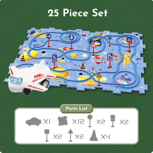 Rynx | Kids Track Car Set