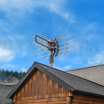 Rynx | Outdoor Long Range 500+ Miles TV Antenna with UHF/VHF/FM Radio