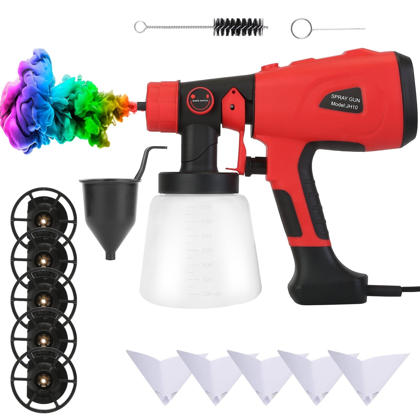 Rynx | Paint Sprayers HVLP Handheld Painter with 3 Spray Patterns