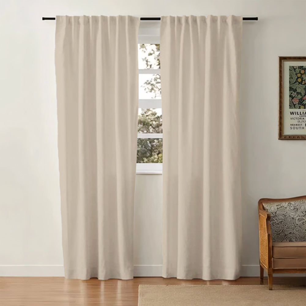 Rynx | Aira - Linen-Cotton Curtain with Soft Fabric