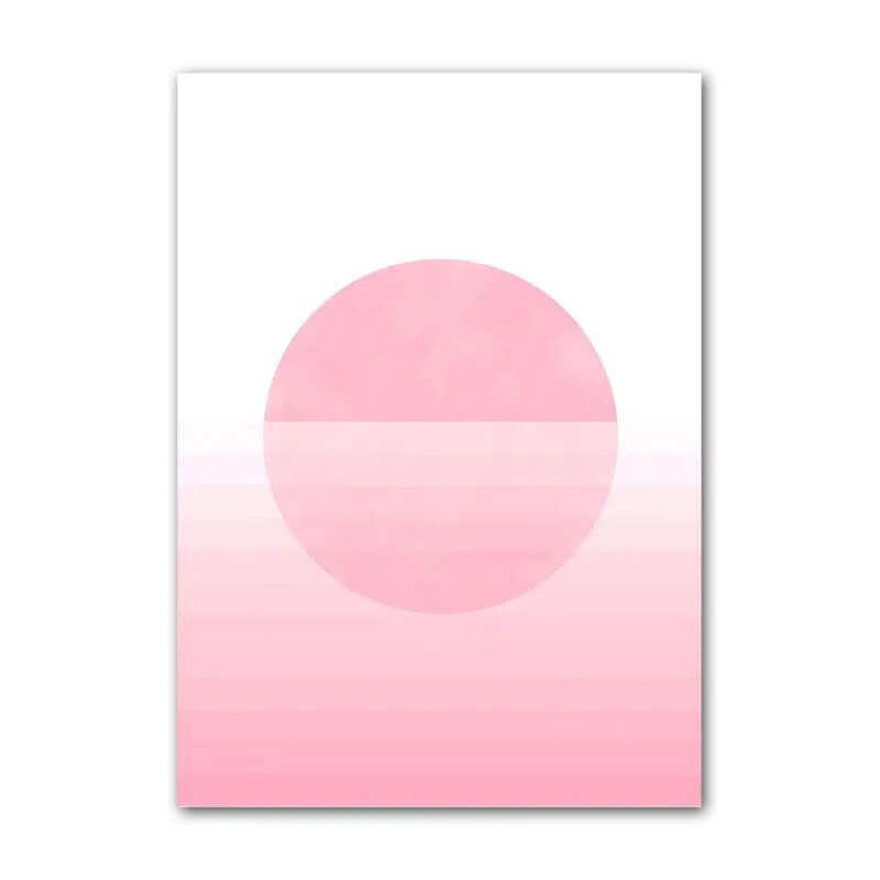 Rynx | Purple Minimal Art Canvas Poster