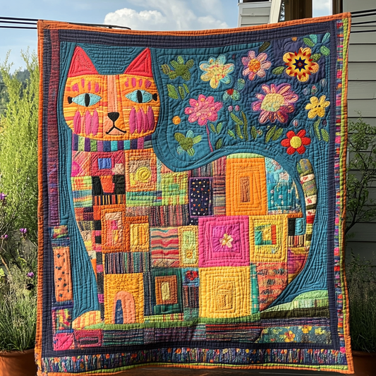 Rynx | Patchwork Cat Quilt