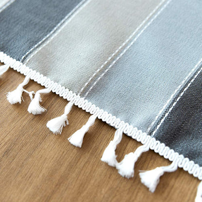 Rynx | Rug Fringe Linen Tablecloth