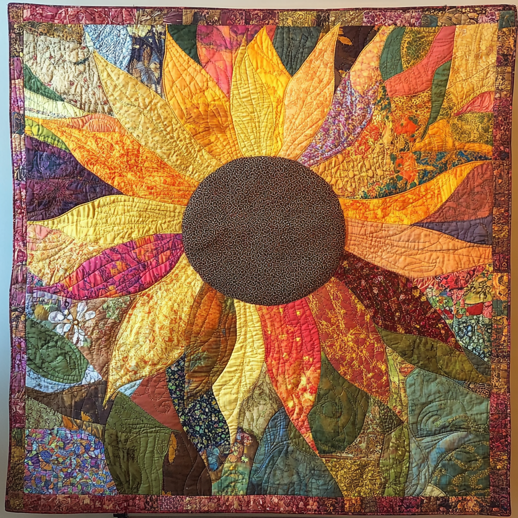 Rynx | Patchwork Sunflower Blanket