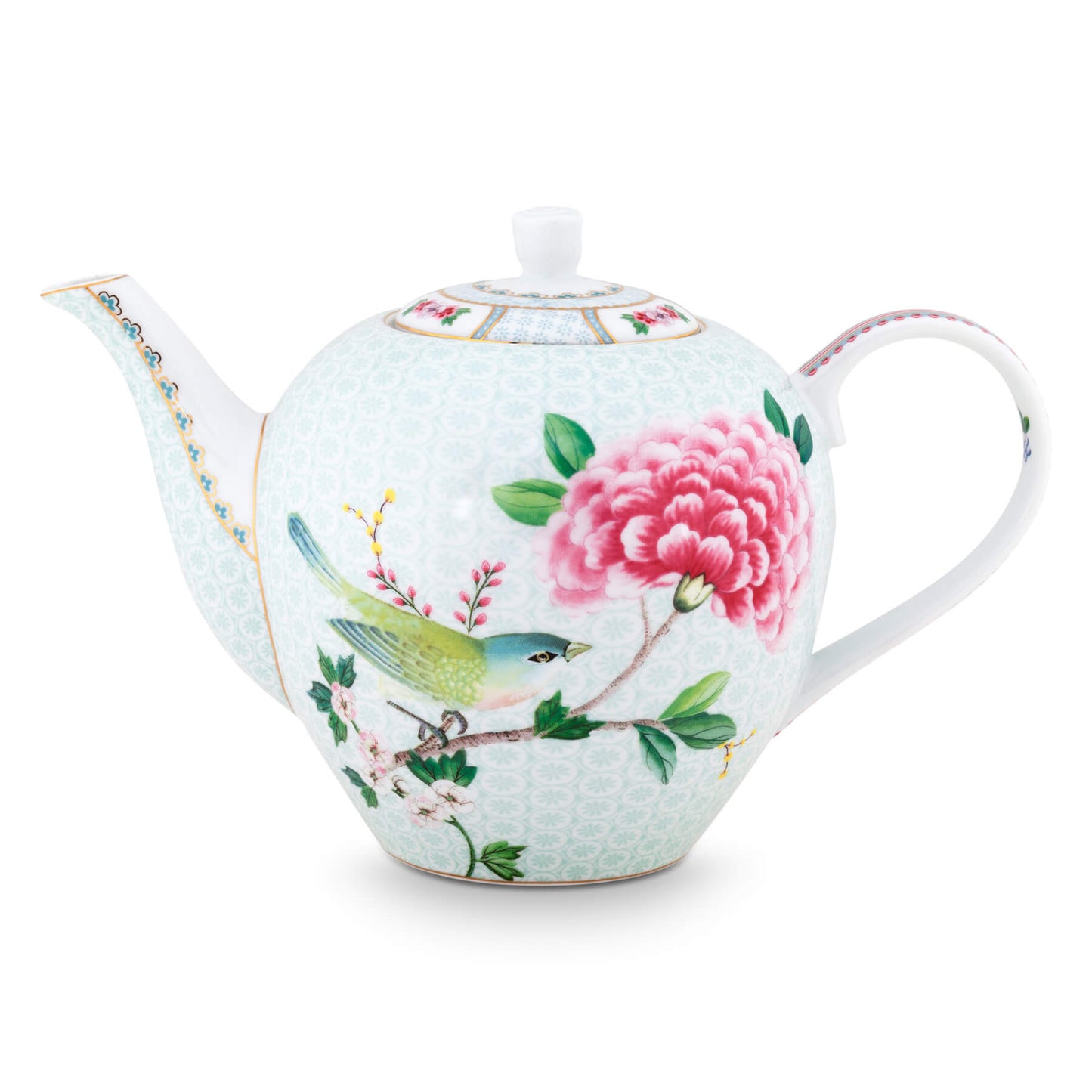 Rynx | Teapot Blushing Birds white large