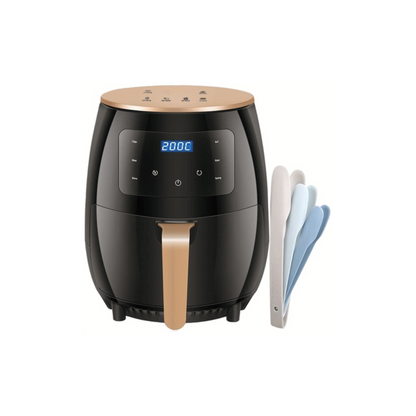 Rynx | Digital Touch Air Fryer – 6L Multifunctional with Bonus 3-piece Nesting Tongs Set