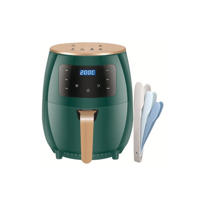 Rynx | Digital Touch Air Fryer – 6L Multifunctional with Bonus 3-piece Nesting Tongs Set