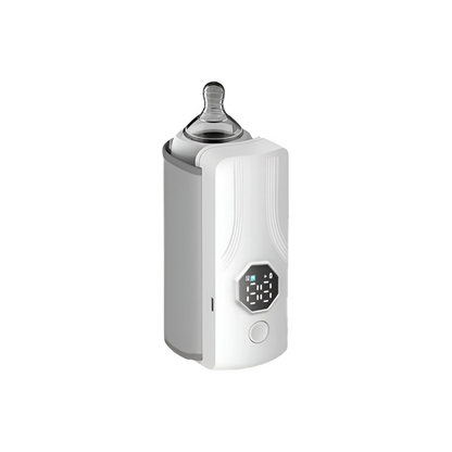 Rynx | Portable rechargeable baby bottle warmer – Quick heating, USB-powered, 6 temperature settings