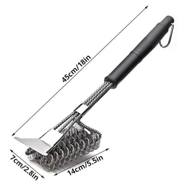 Rynx | Grill brush and scraper, BBQ cleaner Perfect tools for all grill types including Weber Ideal grill gadgets accessories brushes
