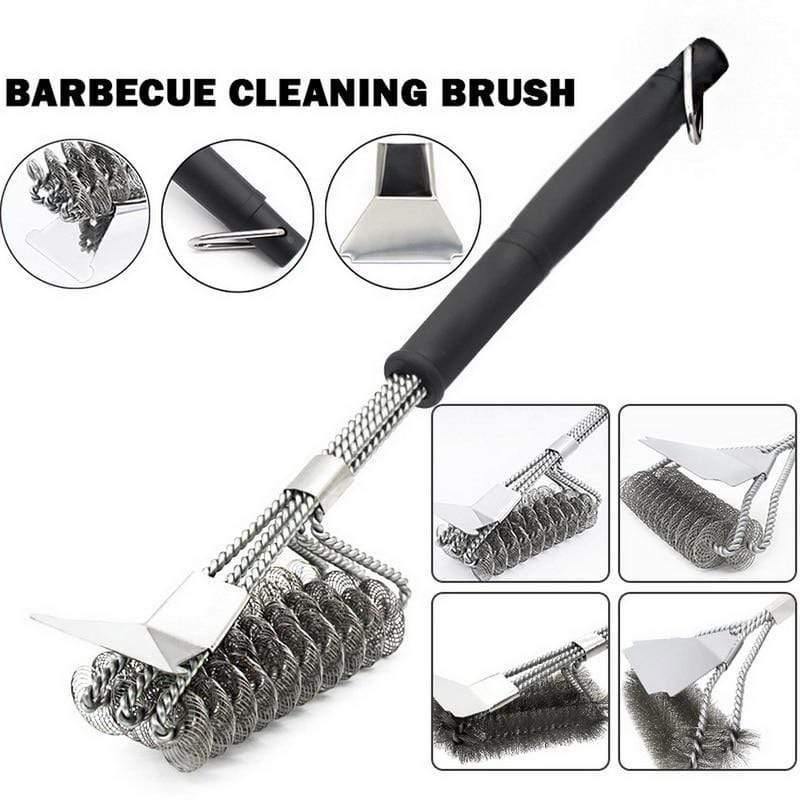 Rynx | Grill brush and scraper, BBQ cleaner Perfect tools for all grill types including Weber Ideal grill gadgets accessories brushes