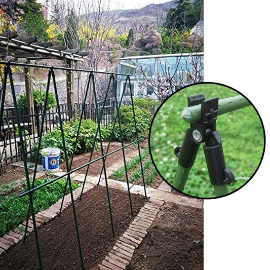 Rynx | 5 Piece Plant Support Awning Post Accessories A Clip Quickly Set Up Climbing Vine Holder Plant Steel Tube Holder Garden Support