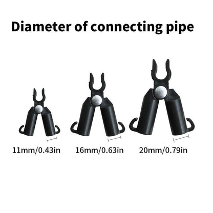 Rynx | 5 Piece Plant Support Awning Post Accessories A Clip Quickly Set Up Climbing Vine Holder Plant Steel Tube Holder Garden Support