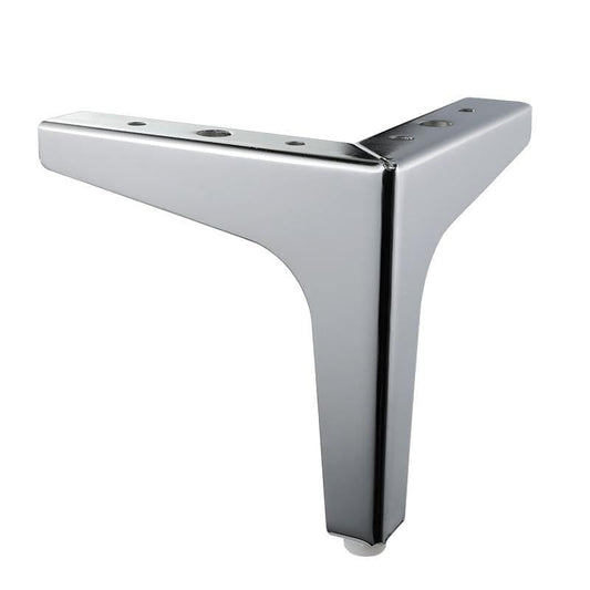 Rynx | 4 Piece Triangle Metal Furniture Legs Cabinet Feet Triangle Sofa Bed Table Legs Furniture Feet Hardware Accessories Silver