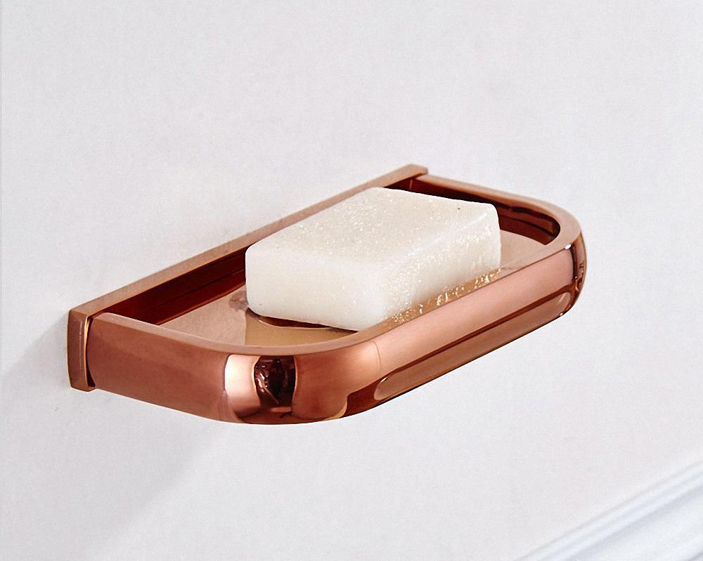 Rynx | Gold Bathroom Accessories Brass Wall Mounted Toilet Brush Paper Towel Holder Shelf Glass Shelf Bath Hardware Set