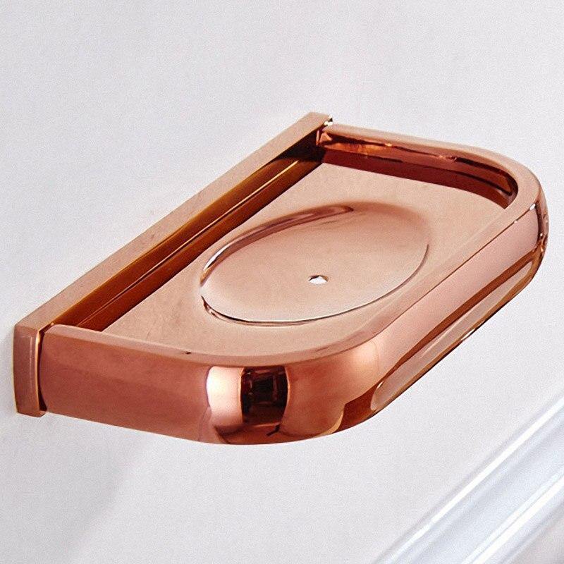 Rynx | Gold Bathroom Accessories Brass Wall Mounted Toilet Brush Paper Towel Holder Shelf Glass Shelf Bath Hardware Set