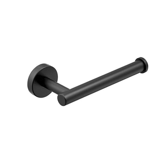 Rynx | Bathroom Hardware Set Black Robe Hook Single Towel Bar Robe Hook Paper Holder Bathroom Accessories Y38124-2