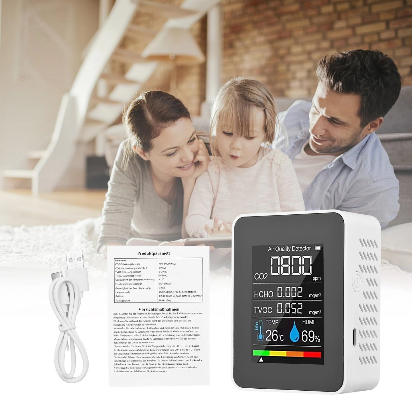 Rynx | Portable Air Quality Monitor