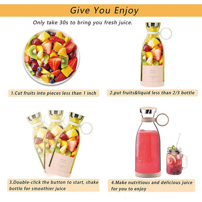 Rynx | Portable Blender Bottle Electric Juicer