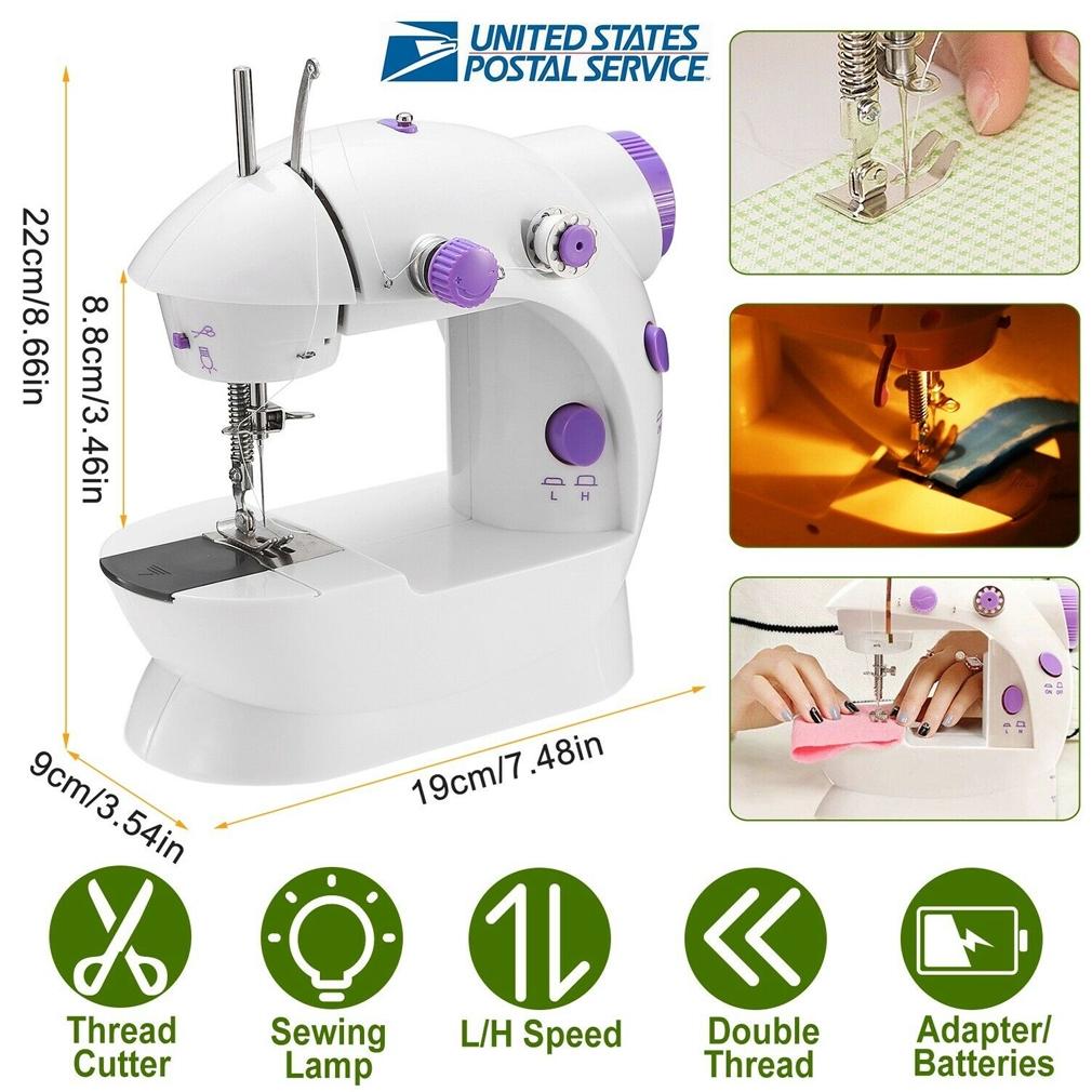 Rynx | Portable Electric Sewing Machine with Foot Pedal LED Light