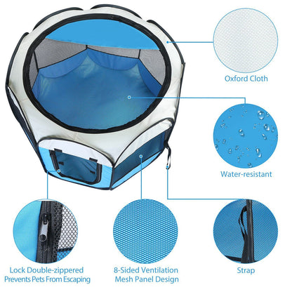Rynx | Portable Foldable Pet Play Area For Dogs Cats Other Pets