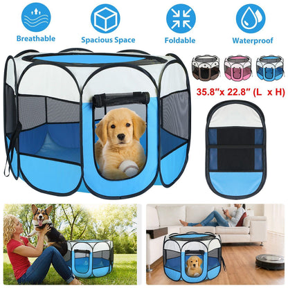 Rynx | Portable Foldable Pet Play Area For Dogs Cats Other Pets