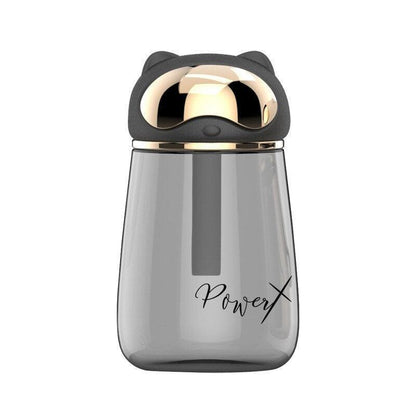Rynx | Shady eco-friendly cat-themed water bottle for kids - Cute hydration solution