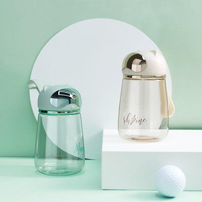 Rynx | Charming cat-themed children's hydration bottle set in four fun colors