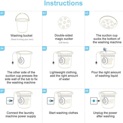 Rynx | Portable Mini Washing Machine