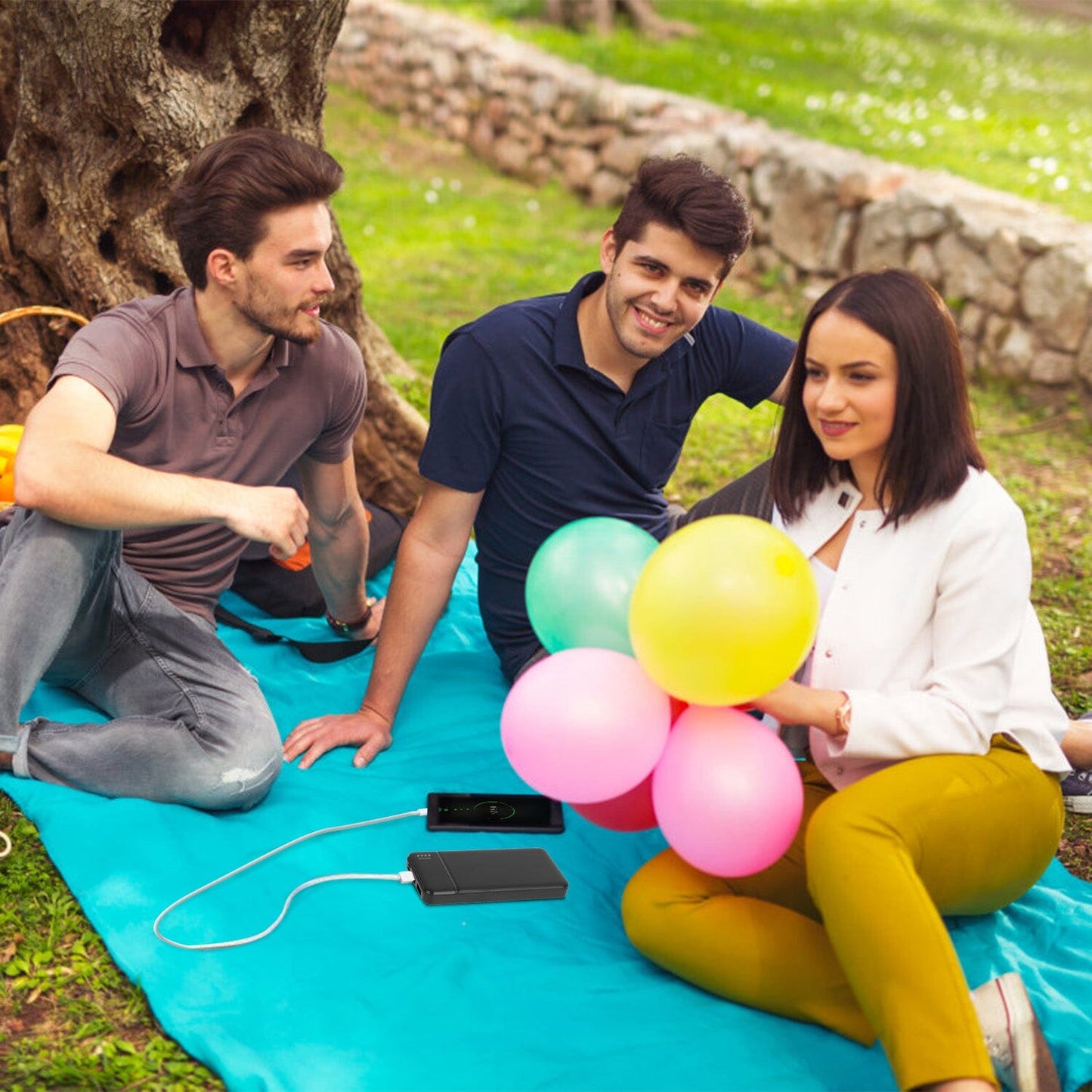 Rynx | Portable Power Bank Phone Charger with 1 Micro USB Cable
