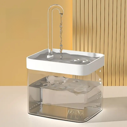 RYNX | Ultra-Quiet Pet Water Fountain With Smart Filtration - 1.5 L Stainless Steel