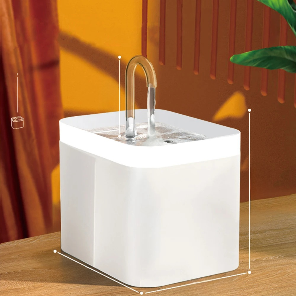 RYNX | Ultra-Quiet Pet Water Fountain With Smart Filtration - 1.5 L Stainless Steel